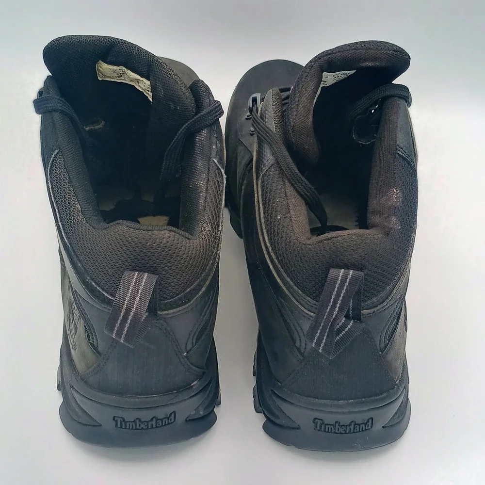 Timberland Mens White Ledge Black Size 13 Waterproof Hiking Boots 2731R
